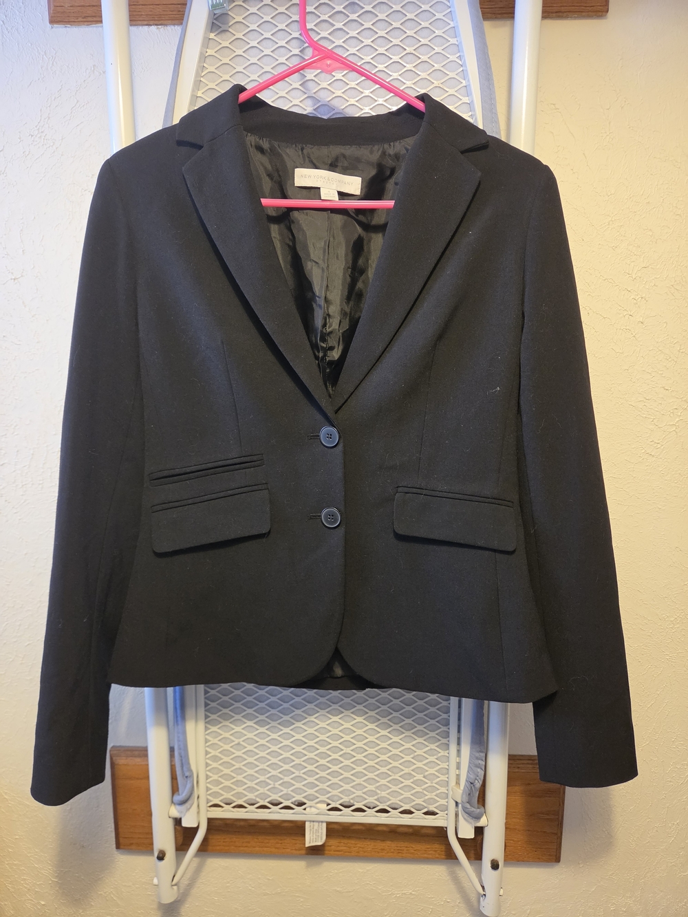 New York & Company Black Women's Two-Button Blazer